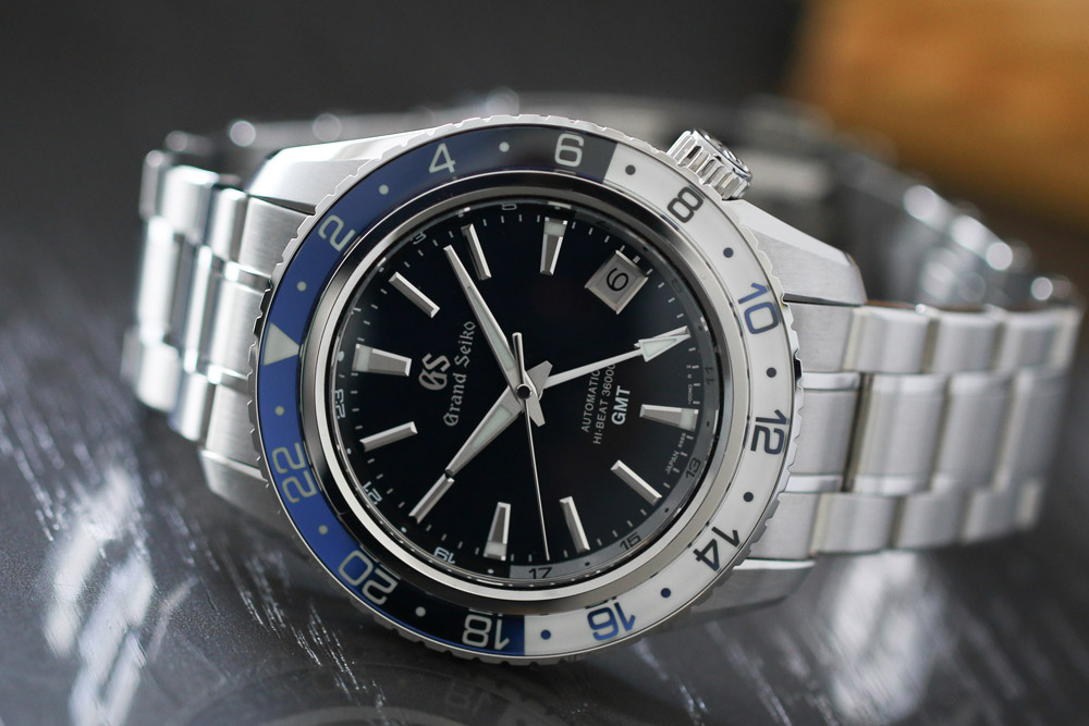 Grand Seiko SBGJ237 Hi-Beat 36000 GMT watch.