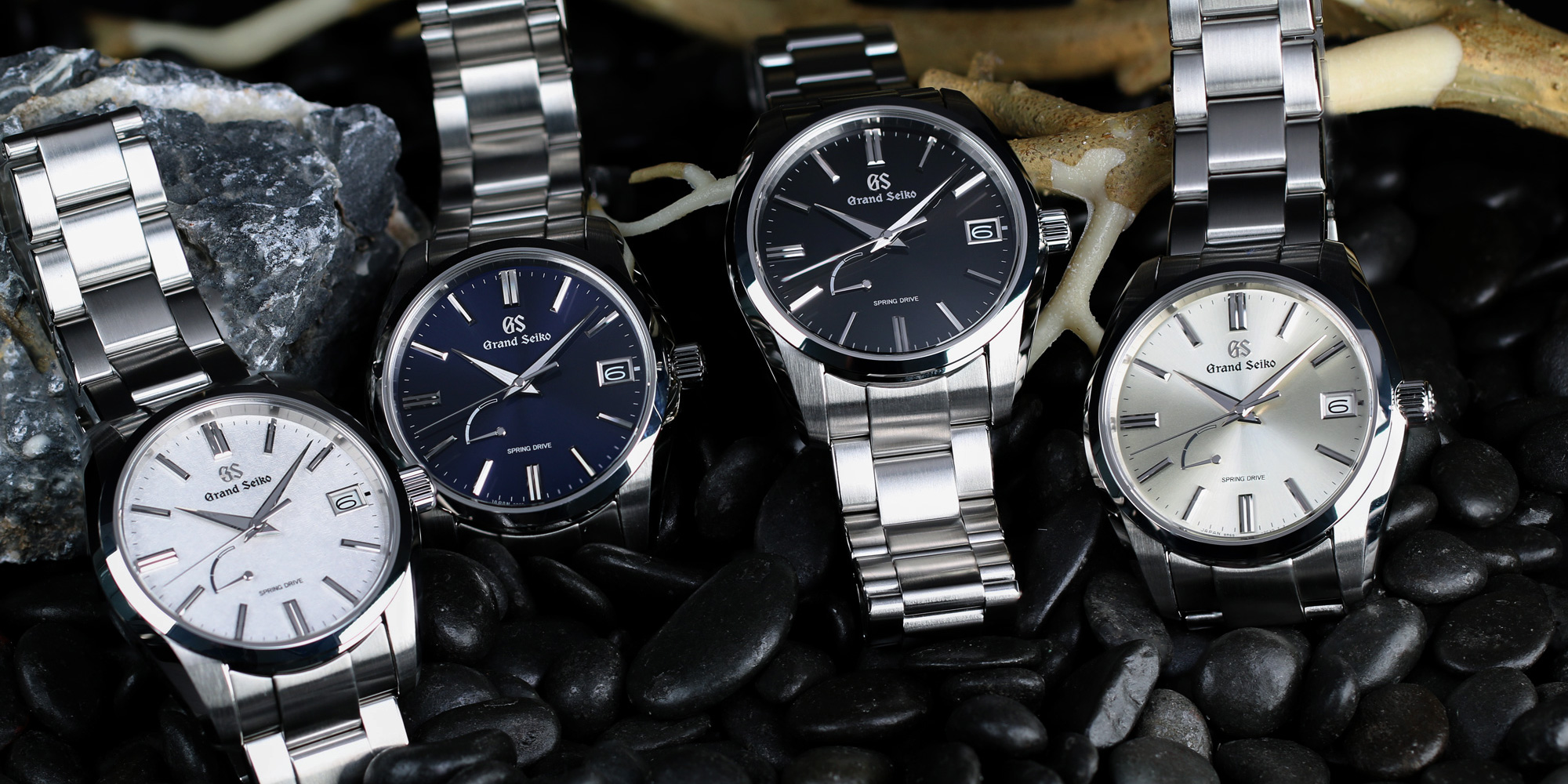 Grand Seiko Spring Drive stainless steel timepieces