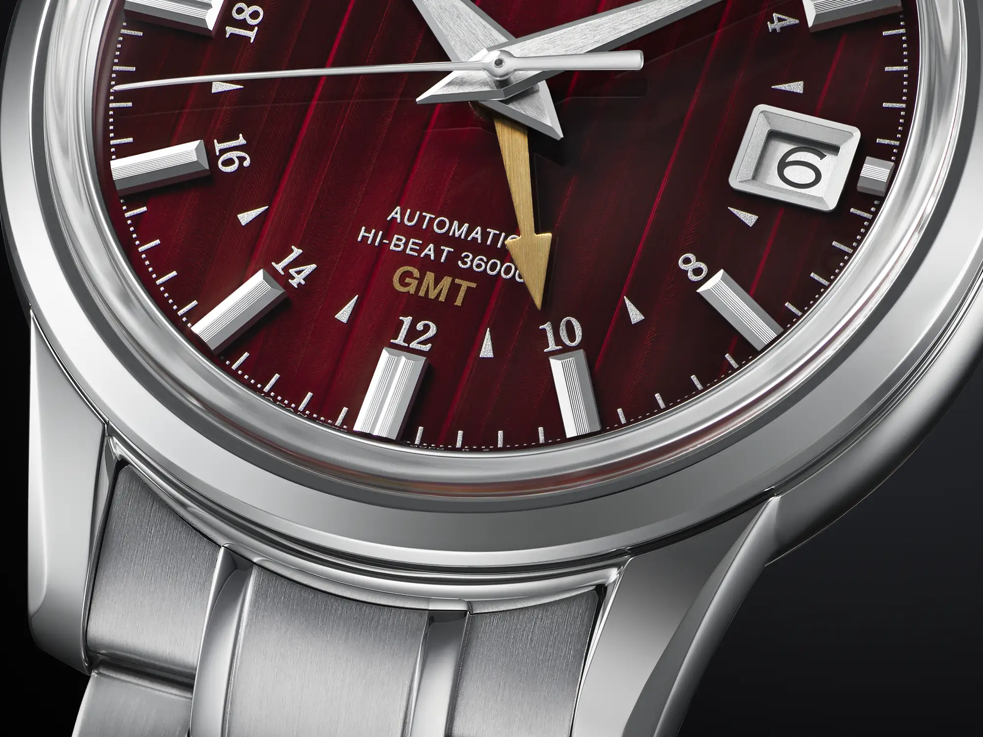 Grand Seiko red-dial watch SBGJ273